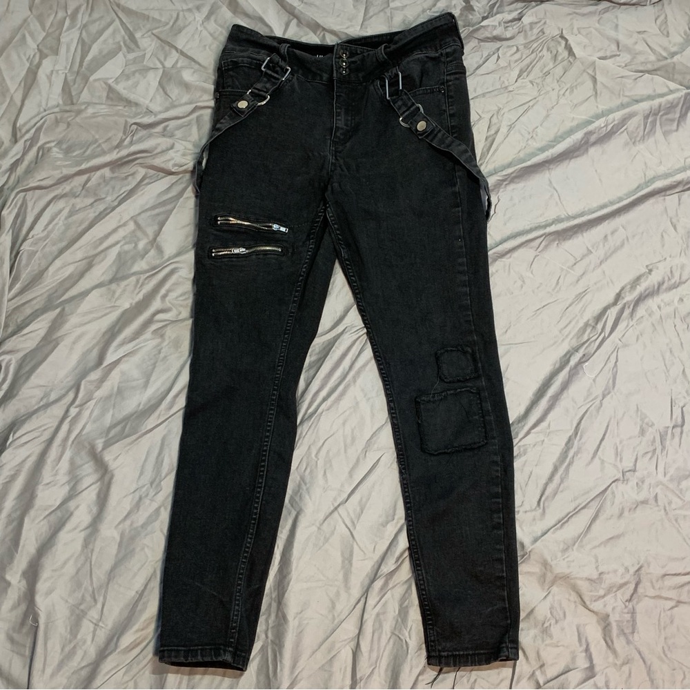 Hot topic Hi-rise supper skinny black jeans